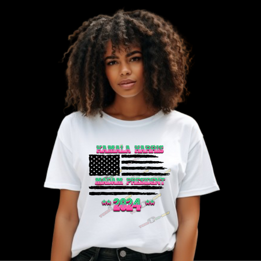 Kamala Pink /Green Flag